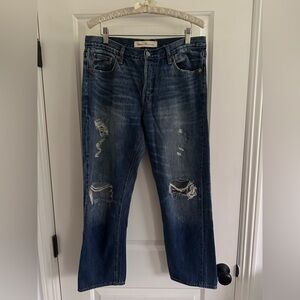 GAP1969 Relaxed Distressed Denim Jeans